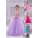 Праздничное детское платье с аппликацией на лифе