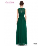 Шикарное  вечернее зеленое платье из шифона