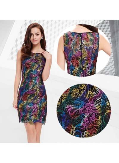 Супер-модное платье с кружевом "Хамелеон"