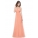 Элегантное шифоновое платье -нежный персик