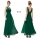 Элегантное шифоновое платье -зеленое