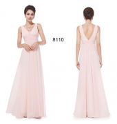Элегантное шифоновое платье -розовое 